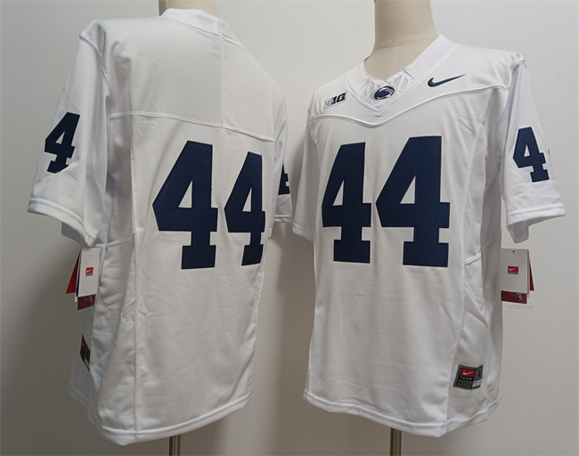 Men's Penn State Nittany Lions #44 Davis Warren White 2024 F.U.S.E. Stitched Jersey Men's Penn State Nittany Lions #44 Davis Warren White 2024 F.U.S.E. Stitched Jersey
