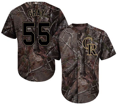 Rockies #55 Jon Gray Camo Realtree Collection Cool Base Stitched Youth Baseball Jersey Rockies #55 Jon Gray Camo Realtree Collection Cool Base Stitched Youth Baseball Jersey