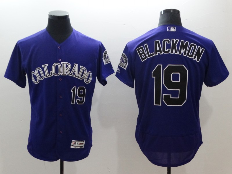 Rockies #19 Charlie Blackmon Authentic Flex Base Stitched MLB Jersey Rockies #19 Charlie Blackmon Authentic Flex Base Stitched MLB Jersey