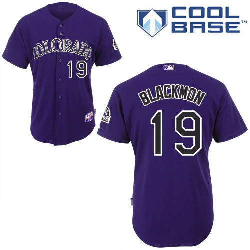 Colorado Rockies #19Charlie Blackmon Authentic Personalized Alternate Purple Jersey
