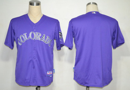 Colorado Rockies Blank Purple mlb jerseys cool base Stitched MLB Jersey Colorado Rockies Blank Purple mlb jerseys cool base Stitched MLB Jersey
