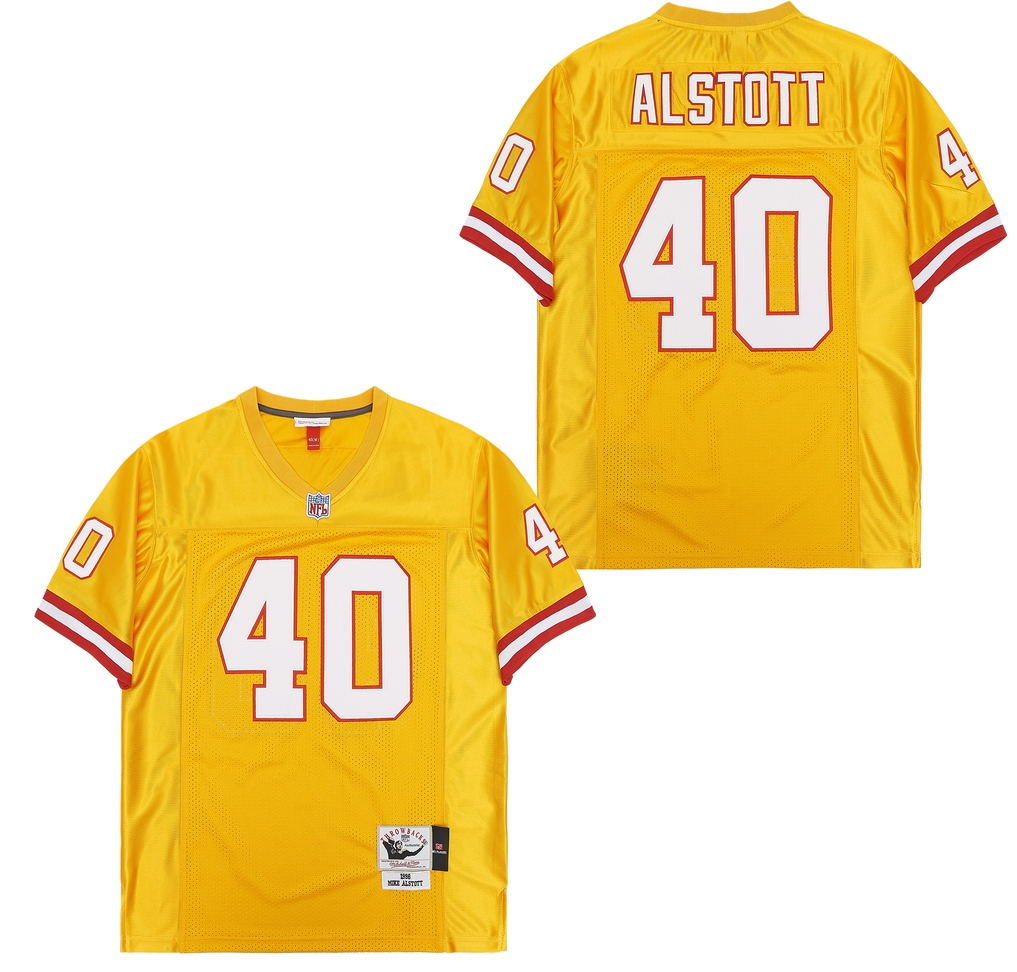 Mitchell And Ness Buccaneers #40 Throwback Stitched NFL Jersey 3