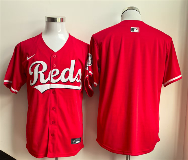 Men's Cincinnati Reds Blank Red Limited Stitched Baseball Jersey Men's Cincinnati Reds Blank Red Limited Stitched Baseball Jersey
