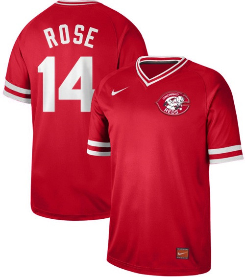 Reds #14 Pete Rose Red Authentic Cooperstown Collection Stitched Baseball Jersey Reds #14 Pete Rose Red Authentic Cooperstown Collection Stitched Baseball Jersey