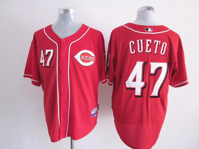 MLB Cincinnati Reds 47 Johnny Cueto Red Jerseys MLB Cincinnati Reds 47 Johnny Cueto Red Jerseys