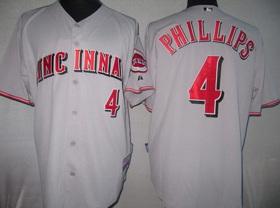 Cincinnati Reds 4# Phillips grey Cincinnati Reds 4# Phillips grey