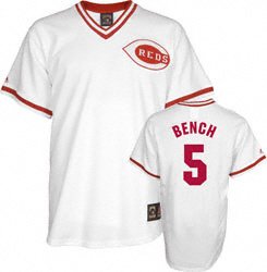 Cincinnati Reds 5 white BENCH Cincinnati Reds 5 white BENCH