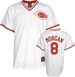 Cincinnati Reds 8 white MORGAN