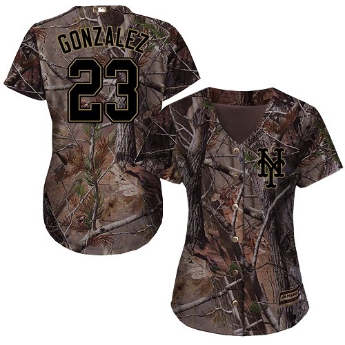 Mets #23 Adrian Gonzalez Camo Realtree Collection Cool Base Women's Stitched Baseball Jersey Mets #23 Adrian Gonzalez Camo Realtree Collection Cool Base Women's Stitched Baseball Jersey