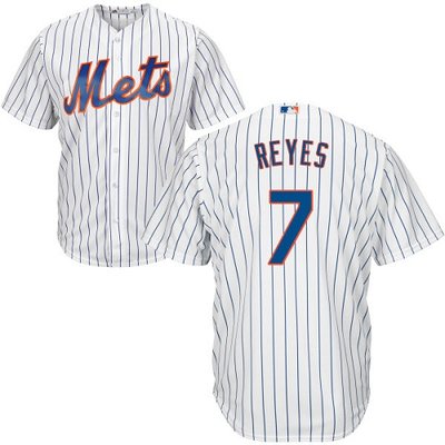 Mets #7 Jose Reyes White(Blue Strip) Cool Base Stitched Youth MLB Jersey Mets #7 Jose Reyes White(Blue Strip) Cool Base Stitched Youth MLB Jersey