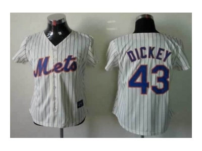women mlb jerseys new york mets #43 dickey cream(blue stripe) women mlb jerseys new york mets #43 dickey cream(blue stripe)