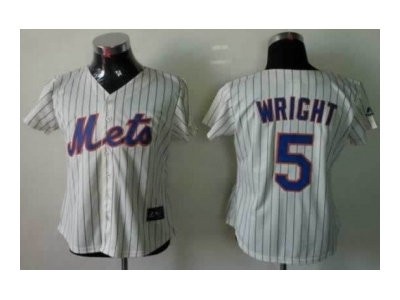 women mlb jerseys new york mets #5 wricht cream(blue strip) women mlb jerseys new york mets #5 wricht cream(blue strip)