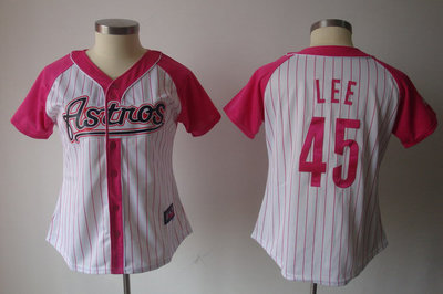 women MLB Jerseys Houston Astros 45# LEE jersey