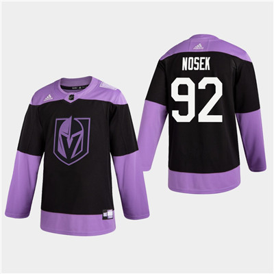Men's Golden Knights Tomas Nosek #92 Hockey Fights Cancer Practice Jersey