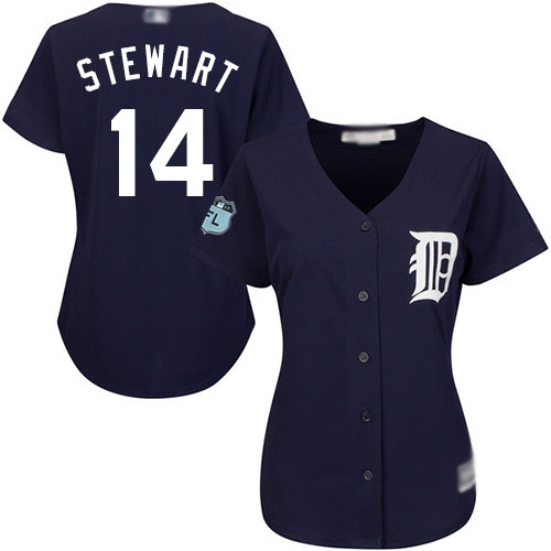 Tigers #14 Christin Stewart Navy Blue Alternate Women's Stitched Baseball Jersey Tigers #14 Christin Stewart Navy Blue Alternate Women's Stitched Baseball Jersey