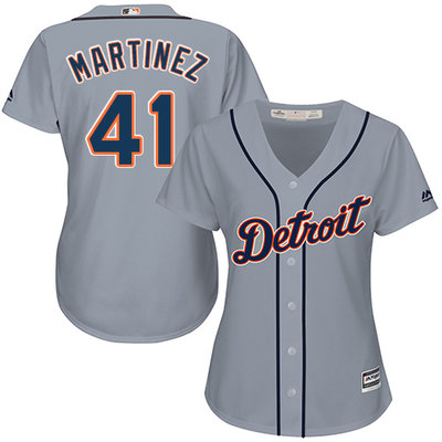 Tigers #41 Victor Martinez Grey Road Women's Stitched MLB Jersey Tigers #41 Victor Martinez Grey Road Women's Stitched MLB Jersey