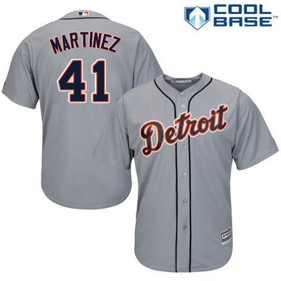 Tigers #41 Victor Martinez Grey Cool Base Stitched Youth MLB Jersey Tigers #41 Victor Martinez Grey Cool Base Stitched Youth MLB Jersey