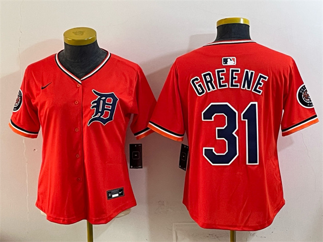 Youth Detroit Tigers #31 Riley Greene Orange 2026 Alternate Vapor Premier Limited Stitched Baseball Jersey Youth Detroit Tigers #31 Riley Greene Orange 2026 Alternate Vapor Premier Limited Stitched Baseball Jersey