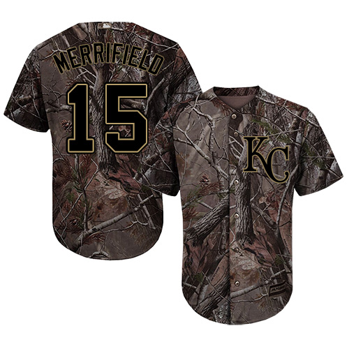 Royals #15 Whit Merrifield Camo Realtree Collection Cool Base Stitched Youth Baseball Jersey Royals #15 Whit Merrifield Camo Realtree Collection Cool Base Stitched Youth Baseball Jersey