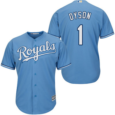 Royals #1 Jarrod Dyson Light Blue Cool Base Stitched Youth MLB Jersey Royals #1 Jarrod Dyson Light Blue Cool Base Stitched Youth MLB Jersey