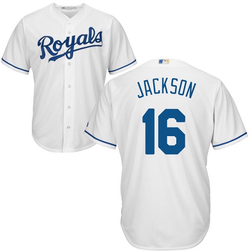 Royals #16 Bo Jackson White Cool Base Stitched Youth MLB Jersey Royals #16 Bo Jackson White Cool Base Stitched Youth MLB Jersey