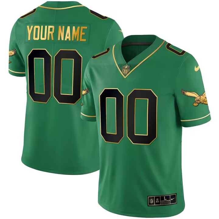Customized Men's Philadelphia Eagles Vapor Untouchable Limited Grenn Jersey Customized Men's Philadelphia Eagles Vapor Untouchable Limited Grenn Jersey
