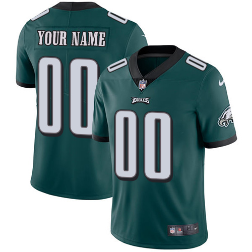 Mens Custom Nike NFL Philadelphia Eagles Vapor Untouchable Green Jersey Mens Custom Nike NFL Philadelphia Eagles Vapor Untouchable Green Jersey