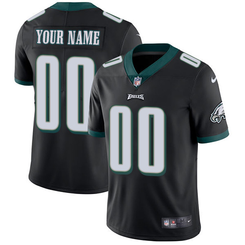 Mens Custom Nike NFL Philadelphia Eagles Vapor Untouchable Black Jersey Mens Custom Nike NFL Philadelphia Eagles Vapor Untouchable Black Jersey