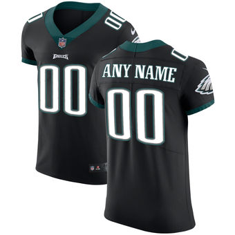 Men's Philadelphia Eagles Nike Black Vapor Untouchable Custom Elite Jersey Men's Philadelphia Eagles Nike Black Vapor Untouchable Custom Elite Jersey