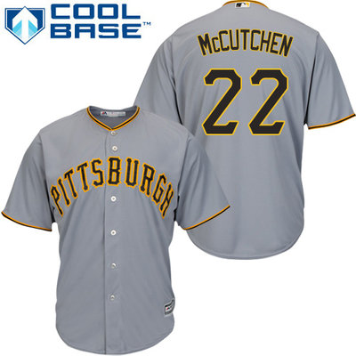 Pirates #22 Andrew McCutchen Grey Cool Base Stitched Youth MLB Jersey Pirates #22 Andrew McCutchen Grey Cool Base Stitched Youth MLB Jersey