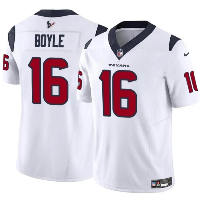 Youth Houston Texans #16 Tim Boyle White 2024 F.U.S.E Vapor Untouchable Limited Stitched Football Jersey Youth Houston Texans #16 Tim Boyle White 2024 F.U.S.E Vapor Untouchable Limited Stitched Football Jersey