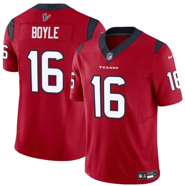 Youth Houston Texans #16 Tim Boyle Red 2024 F.U.S.E Vapor Untouchable Limited Stitched Football Jersey Youth Houston Texans #16 Tim Boyle Red 2024 F.U.S.E Vapor Untouchable Limited Stitched Football Jersey