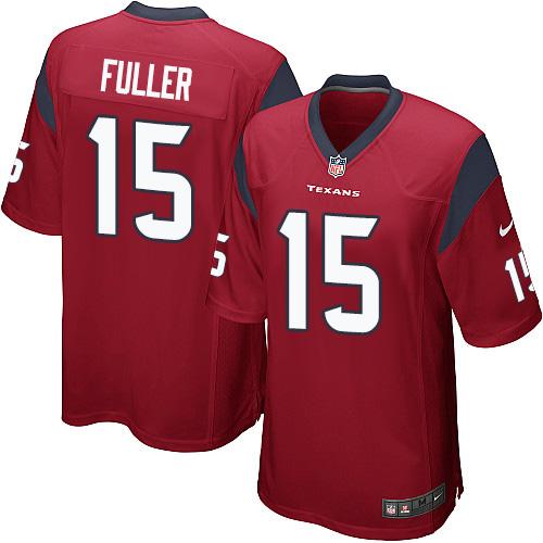 Nike Texans #15 Will Fuller Red Alternate Youth Stitched NFL Elite Jersey