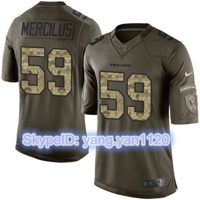 Nike Texans #59 Whitney Mercilus Green Youth Stitched NFL Limited Salute to Service Jersey Nike Texans #59 Whitney Mercilus Green Youth Stitched NFL Limited Salute to Service Jersey