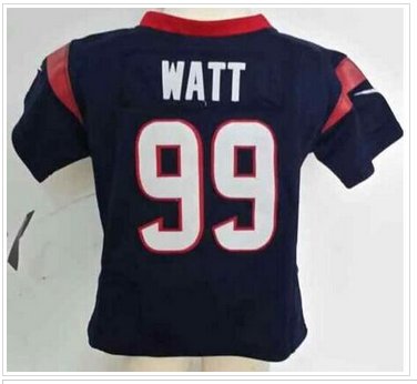 Toddler Nike Texans #99 J.J. Watt Navy Blue Team Color Stitched NFL Elite Jersey