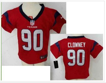 Toddler NEW Texans #90 Jadeveon Clowney Red Stitched NFL Elite Jersey Toddler NEW Texans #90 Jadeveon Clowney Red Stitched NFL Elite Jersey