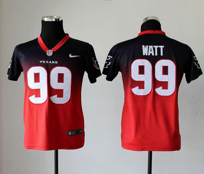 Youth NEW NFL Houston Texans 99 J.J. Watt Black Red Drift Fashion II Jerseys Youth NEW NFL Houston Texans 99 J.J. Watt Black Red Drift Fashion II Jerseys