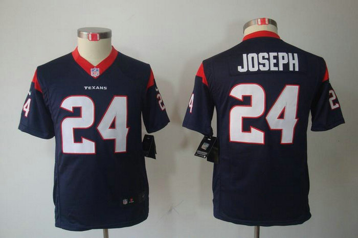 Youth NEW Houston Texans 24 Joseph Blue Jerseys Youth NEW Houston Texans 24 Joseph Blue Jerseys
