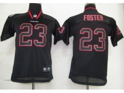 Youth NEW Houston Texans 23 Arian Foster Black Jerseys(Lights out) Youth NEW Houston Texans 23 Arian Foster Black Jerseys(Lights out)