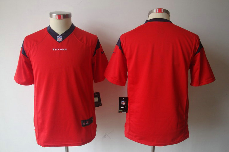 Youth NEW NFL Houston Texans Blank Red Jerseys Youth NEW NFL Houston Texans Blank Red Jerseys