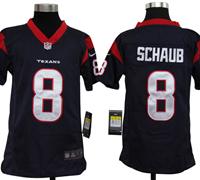 Youth Nike NFL Houston Texans 8 Matt Schaub Blue jerseys