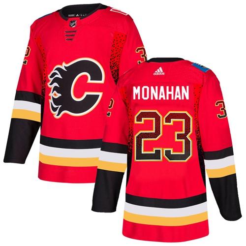 Adidas Flames #23 Sean Monahan Red Home Authentic Drift Fashion Stitched NHL Jersey Adidas Flames #23 Sean Monahan Red Home Authentic Drift Fashion Stitched NHL Jersey