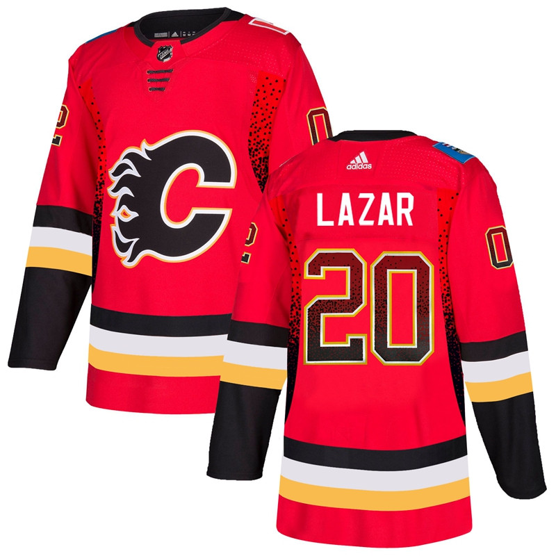Flames 20 Curtis Lazar Red Drift Fashion Adidas Jersey Flames 20 Curtis Lazar Red Drift Fashion Adidas Jersey