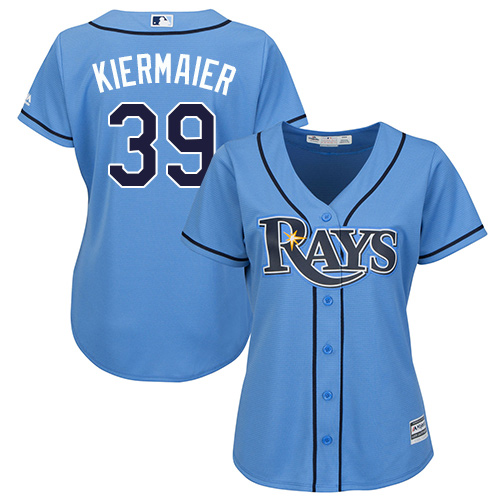 Rays #39 Kevin Kiermaier Light Blue Alternate Women's Stitched MLB Jersey Rays #39 Kevin Kiermaier Light Blue Alternate Women's Stitched MLB Jersey