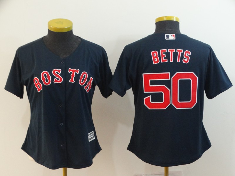 Women Red Sox 50 Mookie Betts Navy Women Cool Base Jersey Women Red Sox 50 Mookie Betts Navy Women Cool Base Jersey