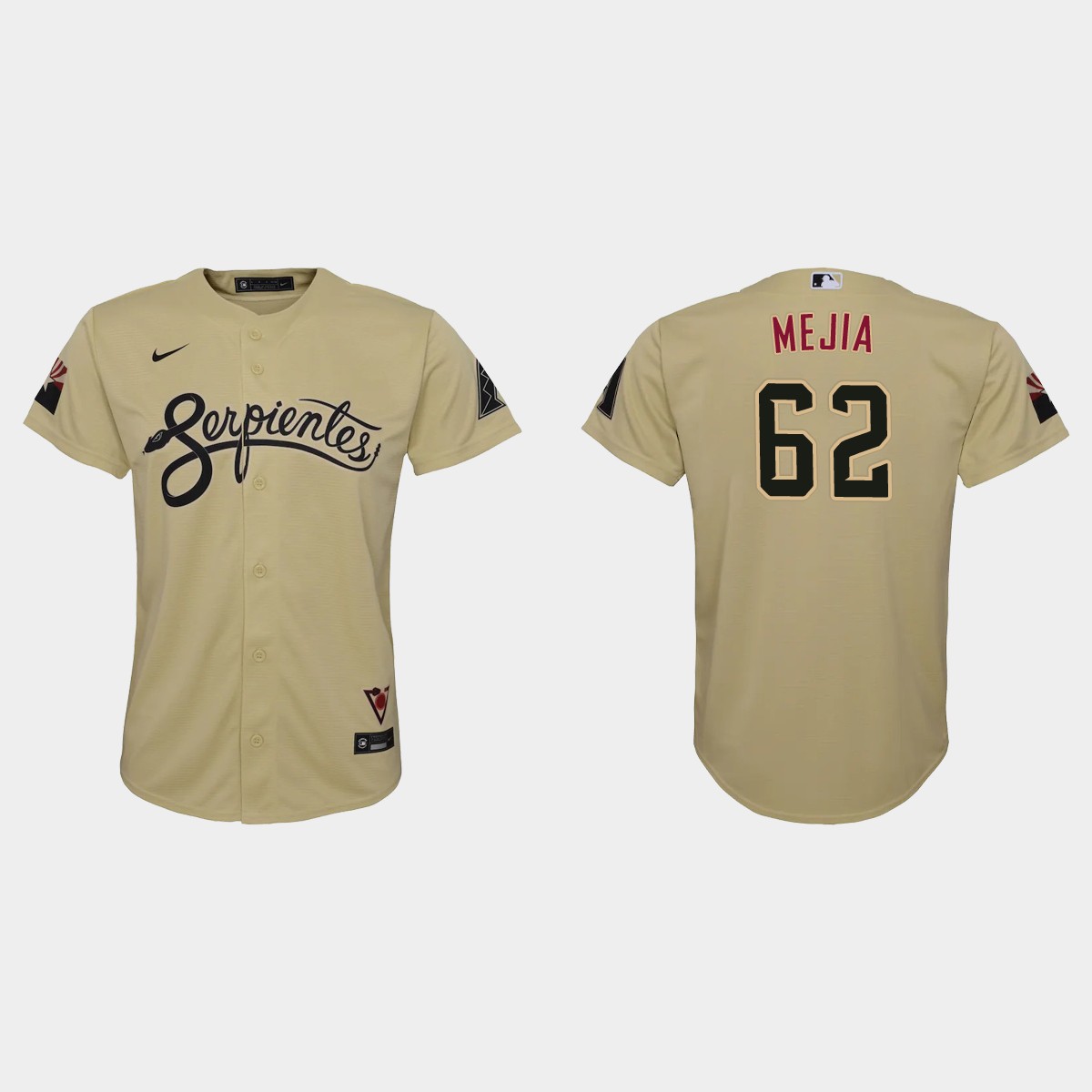Arizona Diamondbacks #62 Humberto Mejia Youth Nike 2021 City Connect MLB Jersey Gold Arizona Diamondbacks #62 Humberto Mejia Youth Nike 2021 City Connect MLB Jersey Gold