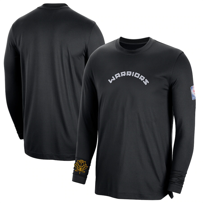 Men's Golden State Warriors Black 2022 23 City Edition Essential Expressive Long Sleeve T-Shirt Men's Golden State Warriors Black 2022 23 City Edition Essential Expressive Long Sleeve T-Shirt