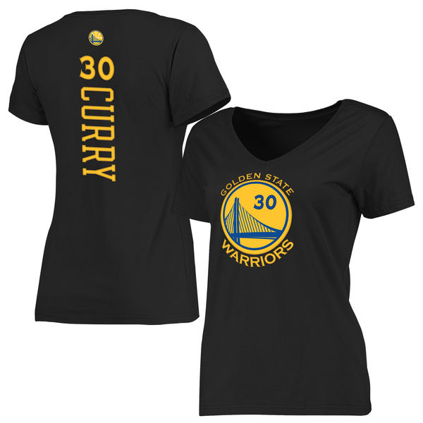 Women's Golden State Warriors Stephen Curry Black Backer Classic Fit T-Shirt Women's Golden State Warriors Stephen Curry Black Backer Classic Fit T-Shirt