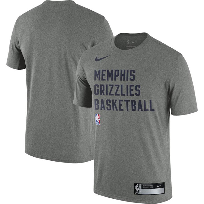 Men's Memphis Grizzlies Heather Gray 2023 24 Sideline Legend Performance Practice T-Shirt Men's Memphis Grizzlies Heather Gray 2023 24 Sideline Legend Performance Practice T-Shirt