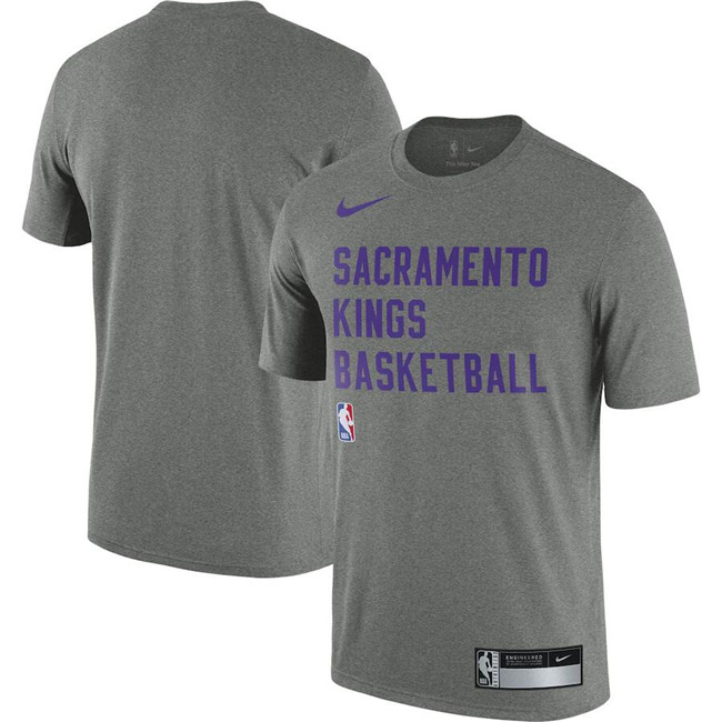 Men's Sacramento Kings Heather Gray 2023 24 Sideline Legend Performance Practice T-Shirt Men's Sacramento Kings Heather Gray 2023 24 Sideline Legend Performance Practice T-Shirt